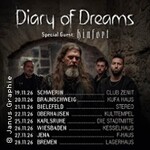 Diary Of Dreams - Tour 2026 mit Special Guest Hinfort