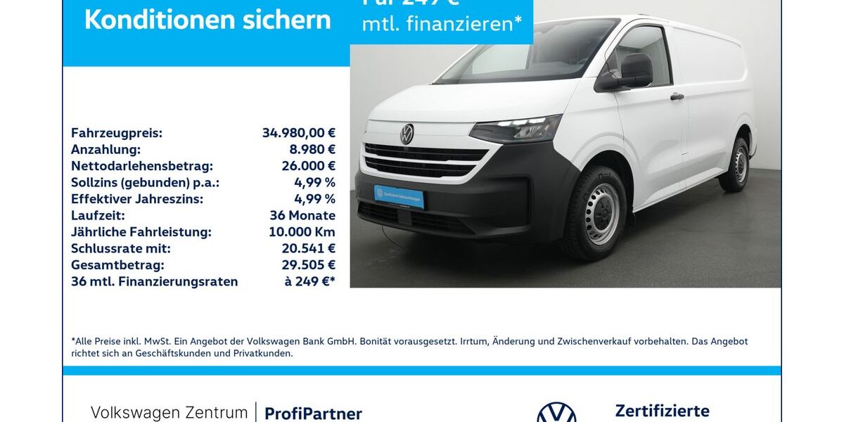 VW T7 Transporter 15.466 km 32.480 &euro; Leverkusen 51379